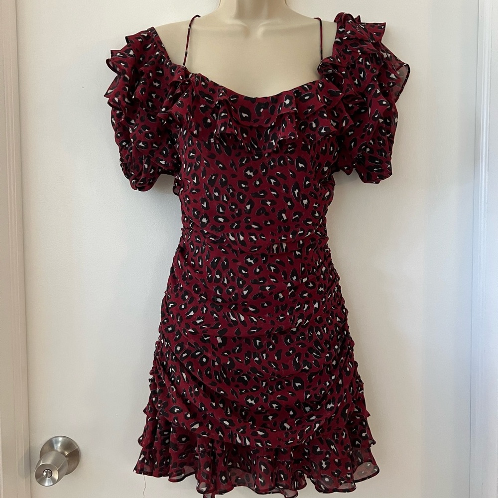 Leopard Ruffle Dress - Picture 5 of 14